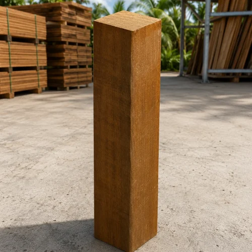 Poteau bois classe 4 | Zarboutan Matériaux | La Réunion