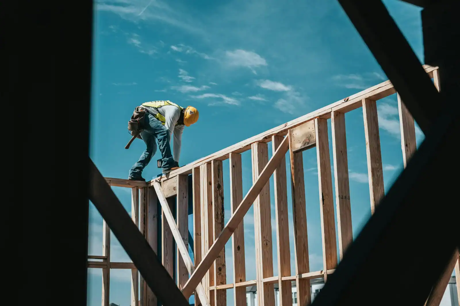 Chantier bois à La Réunion